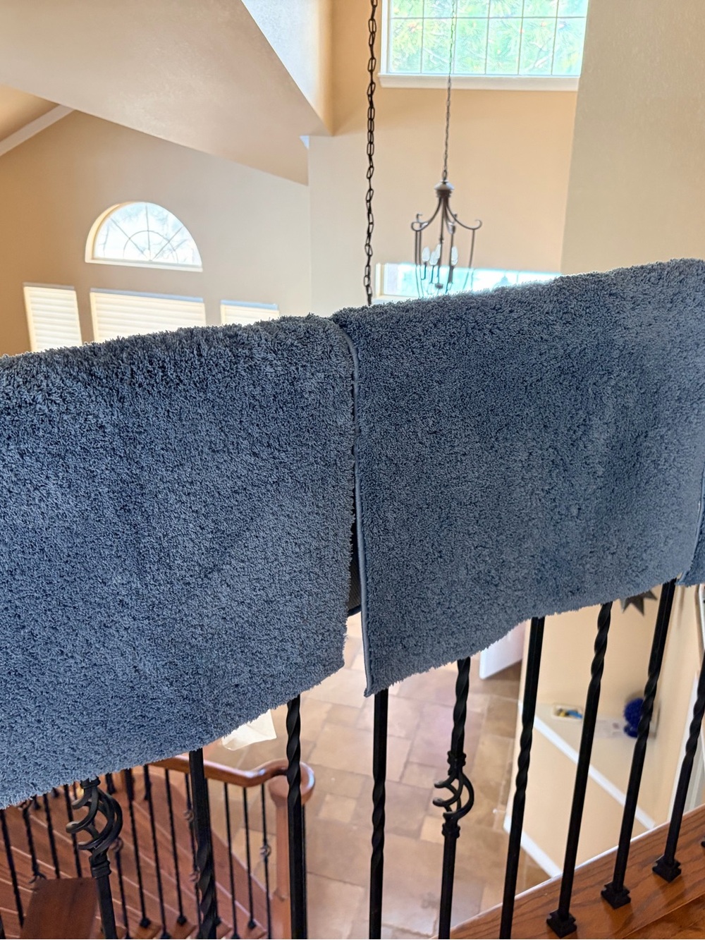 IKEA Navy Blue Plush Bath Rug